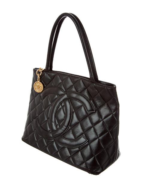 chanel medallion tote discontinued|Chanel medallion throwback.